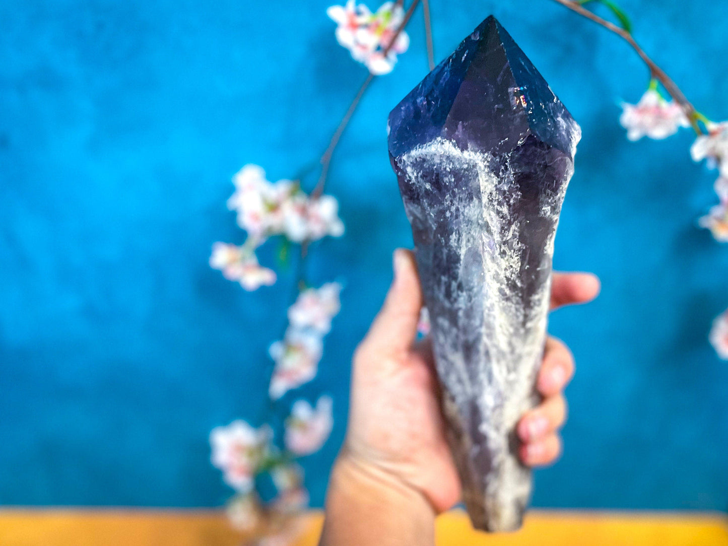 HUGE AMETHYST Spear