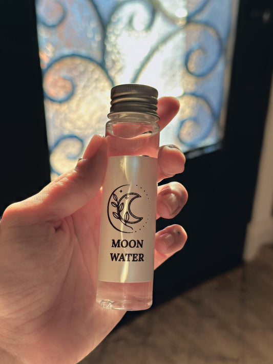 Charged Moon Water – Ritual Water for Spells & Spiritual Practice (2 Sizes) Moon Water Apothecary