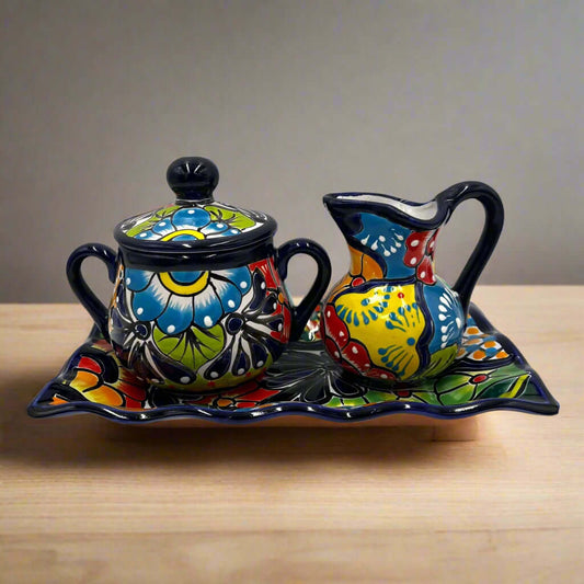 Handmade Talavera Creamer Pitcher | Authentic Mexican Pottery