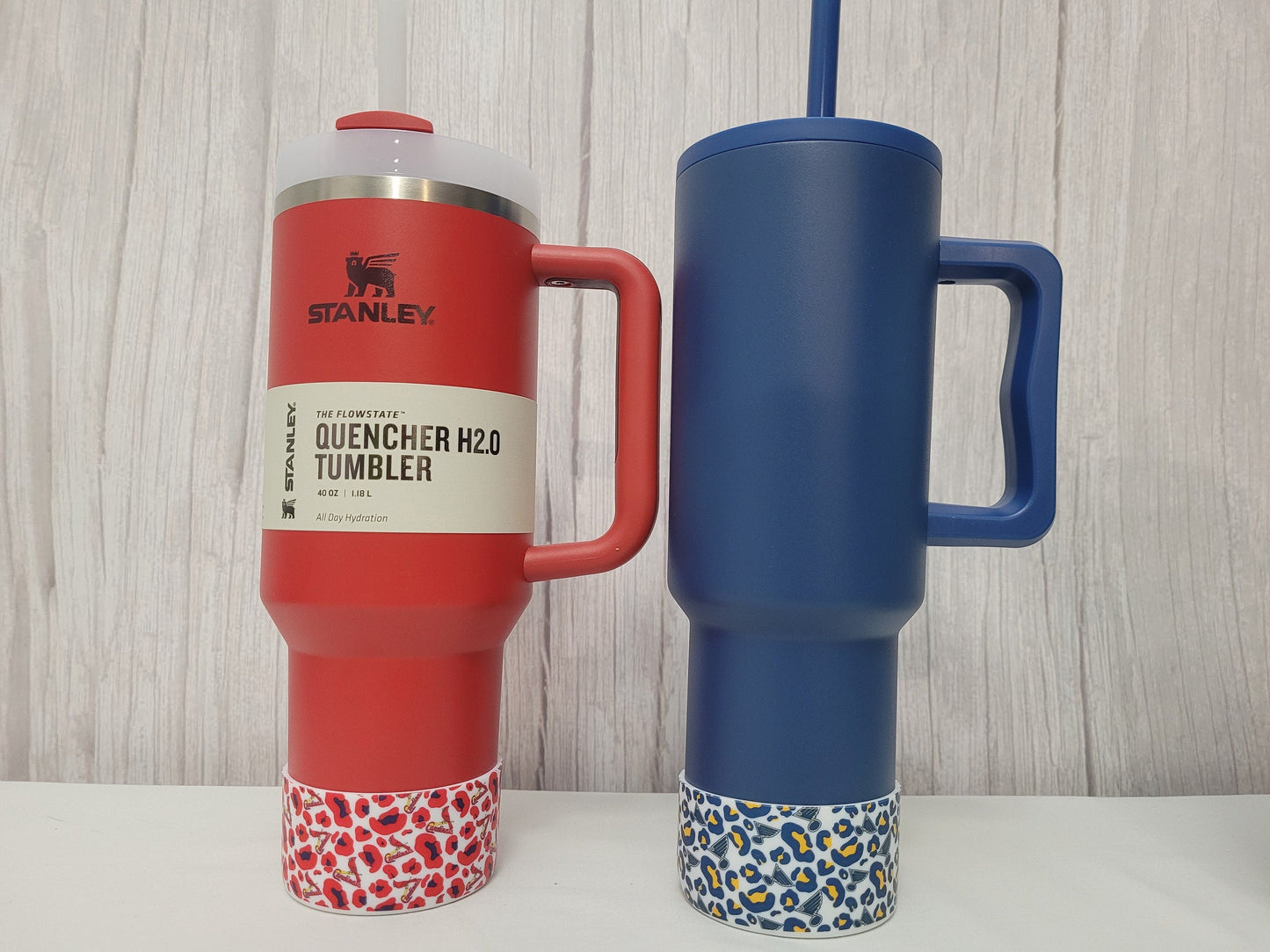 STL Blues silicone boot for Stanley, SimpleModern,Yeti,Brumate,Hydroflask,