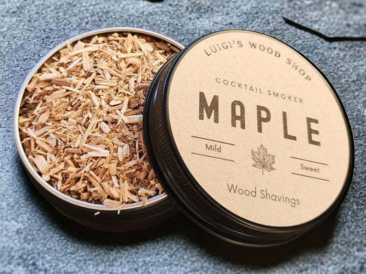 Wood Shavings for Cocktail Smoker, Does NOT Include Smoker Luigi's Wood Shop