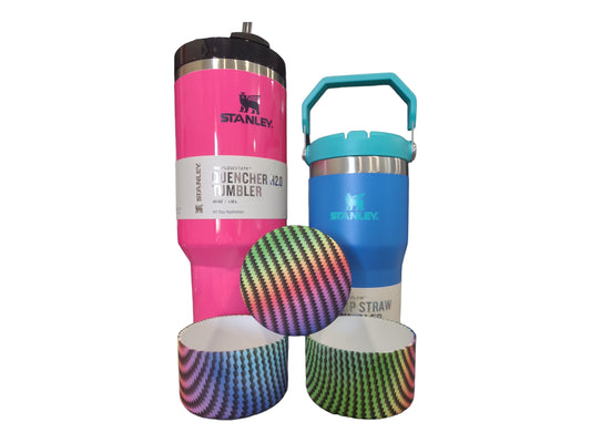 Trippy Swirls Silicone Boot Bumper Sleeve for tumbler