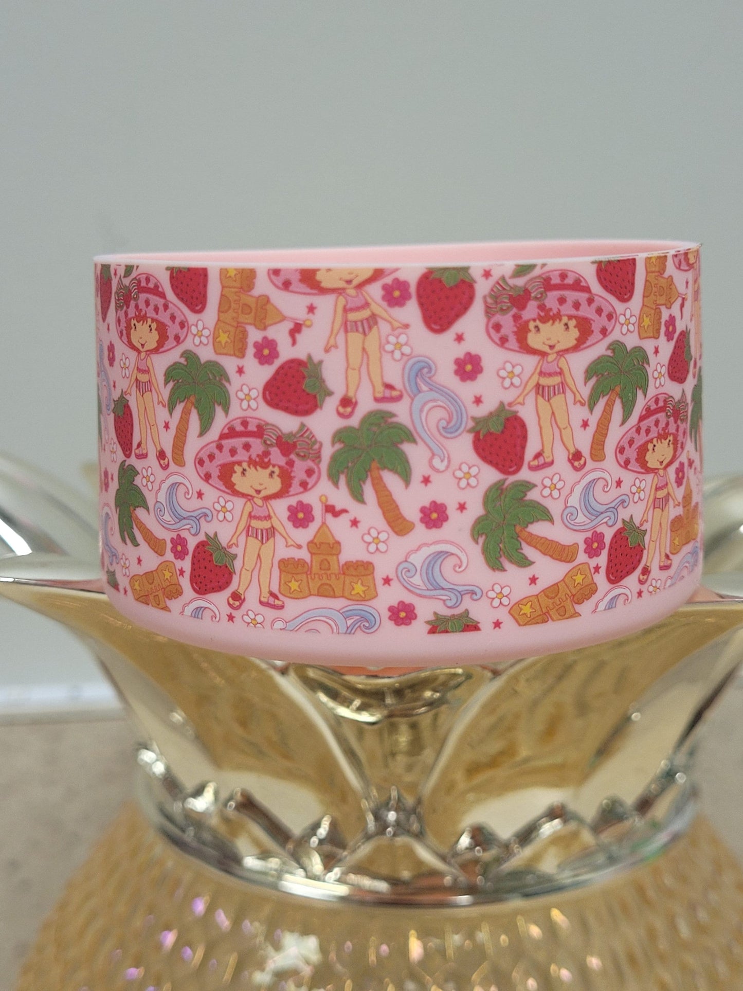 Strawberry Beach Girl Silicone Boot Bumper Sleeve