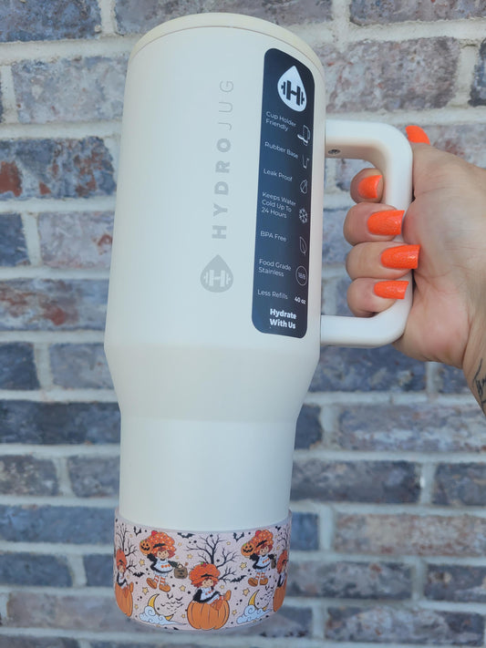 Fall Strawberry Shortcake Silicone Boot Bumper Sleeve for Tumblers