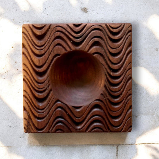 Artisan Ravioli Mold – Solid Wood, Detailed Design Luigi's Wood Shop