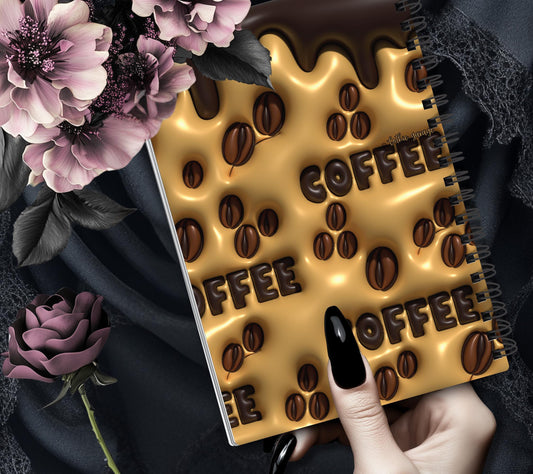 Coffee Beans Reusable Sticker Book, Perfect Fun Gift to Personalize for Coffee Lovers & Sticker Collectors Gothic Garage