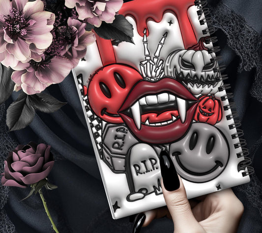 Gothic Vampire Collage Reusable Sticker Book, Gothic Vibe Sticker Album, Perfect Gift to Personalize for Goth Lovers & Sticker Collectors Gothic Garage