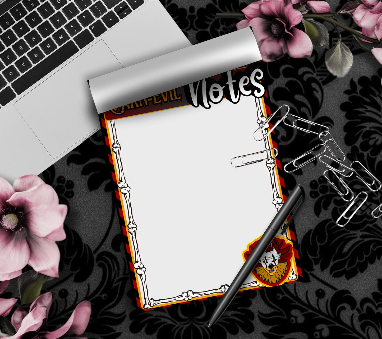 Carn-Evil Notepad: Creepy Carnival To-Do List, Horror Fan Stationery