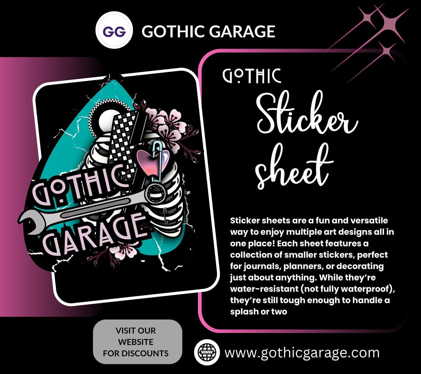 Angry/Grumpy Cartoon Cats Sticker Sheets for Collecting and Scrapbooking - High-Quality, Vibrant Designs, Perfect Budget Friendly Gifts