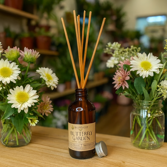 Butterfly Garden - REED DIFFUSER Moon Water Apothecary