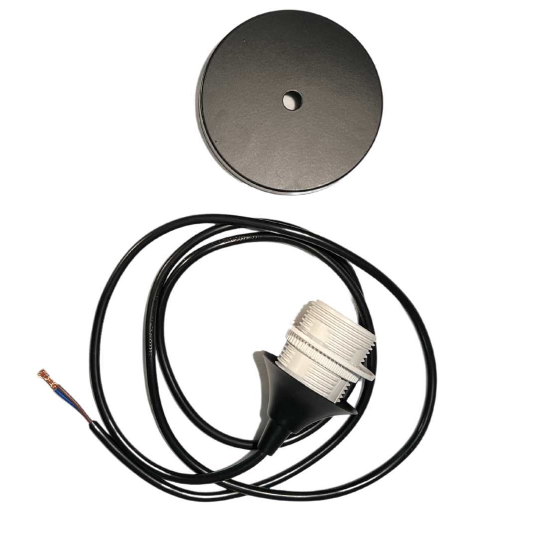 Blue Cylinder Pendant Light