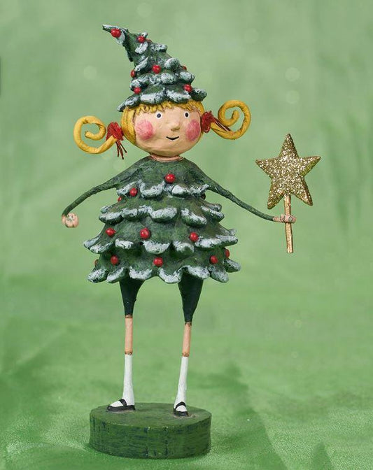Jolly Holly Christmas Figurine by Lori Mitchell Quirks!