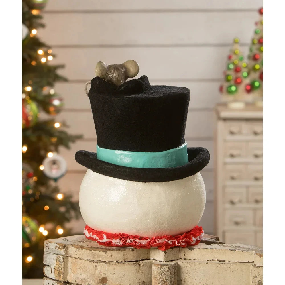 XL Jolly Snowman Top Hat Surprise by Bethany Lowe Designs Quirks!
