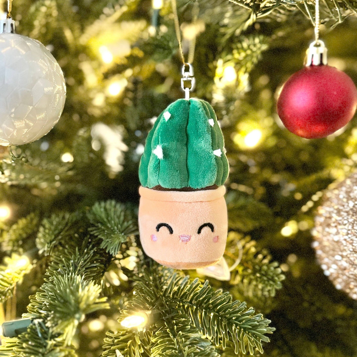 Plush Keychain: Cuddly Cactus