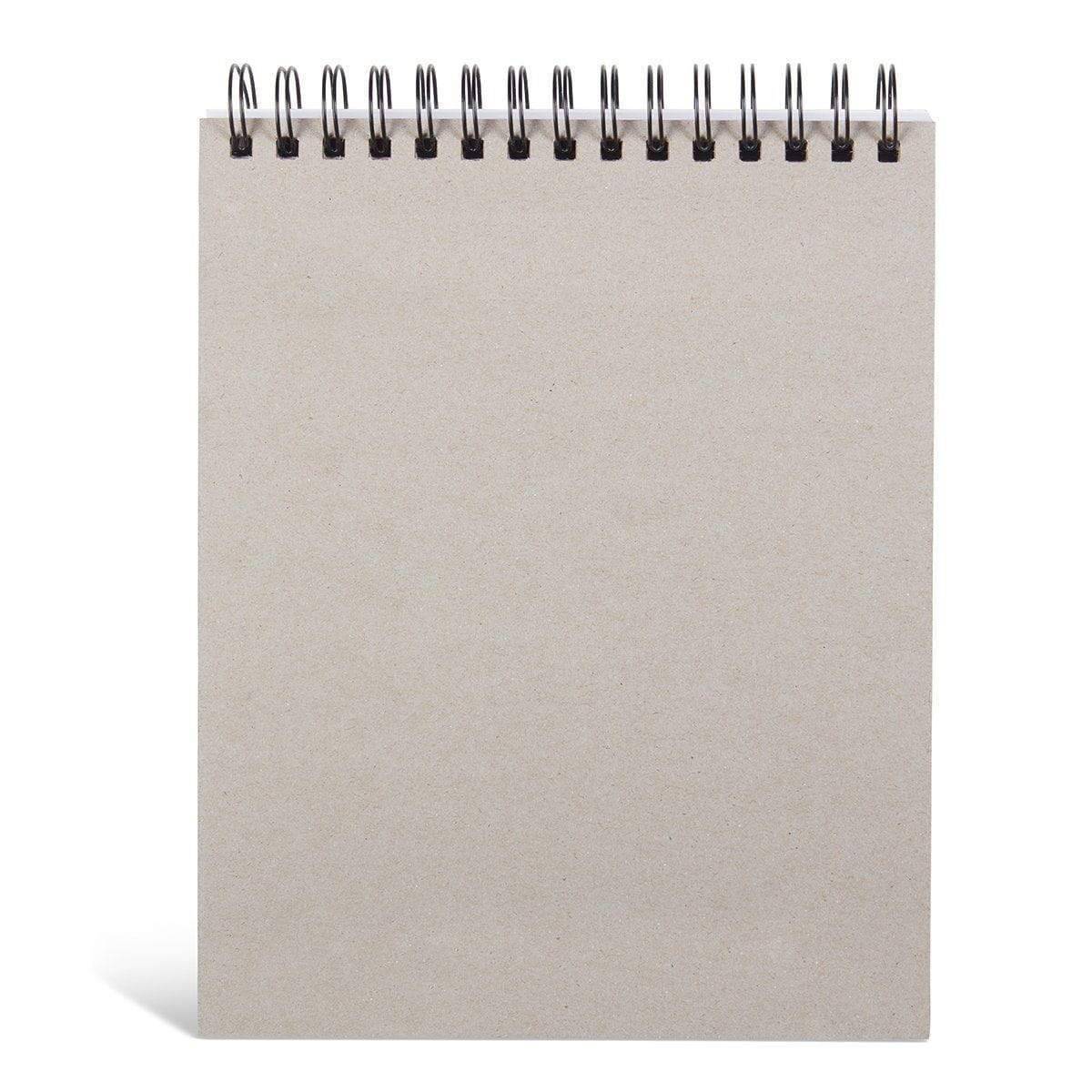 Drawing Paper Pads - Top Spiral – 8" x 10" (2 Pack, 75 Sheets Each)