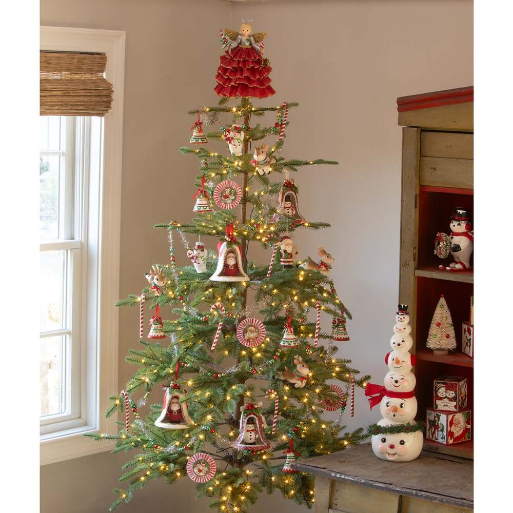 6" Kitschmas Santa in Bell by Bethany Lowe Designs