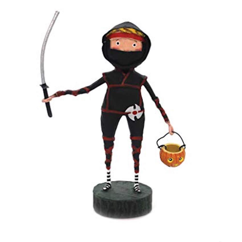 Lil' Ninja Halloween Figurine by Lori Mitchell RETIRED 2023