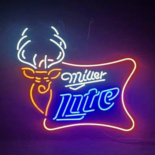Miller Lite Deer Neon Signs Neon Signs Land
