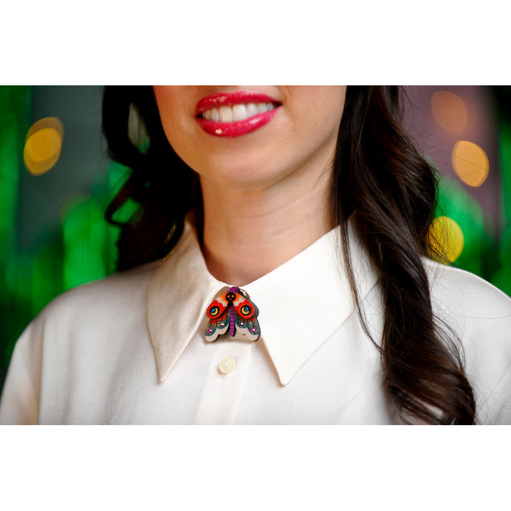 Moth Button Cover by Laliblue