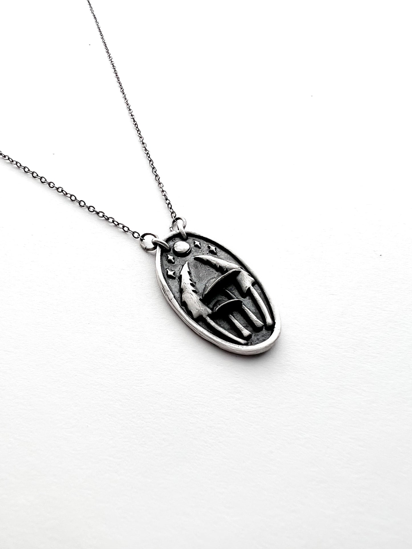 Mushrooms in the Forest Necklaces
