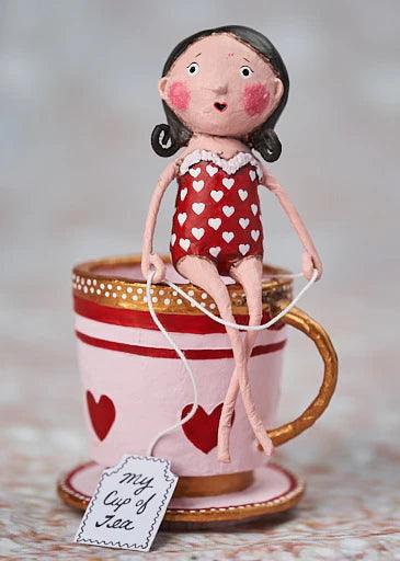 My Cup of Tea Valentine's Figure by Lori Mitchell Quirks!