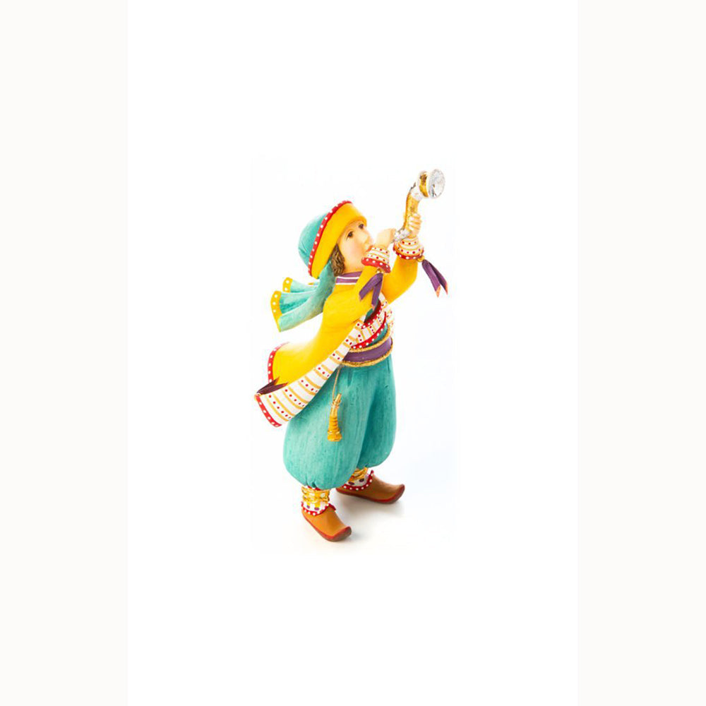 Nativity Shofar Player Figure by Patience Brewster Quirks!