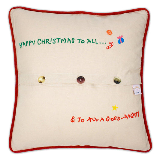Night Before Christmas Hand-Embroidered Pillow Quirks!