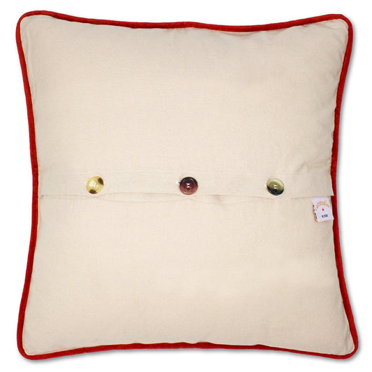 North Pole 1 Hand-Embroidered Pillow Quirks!