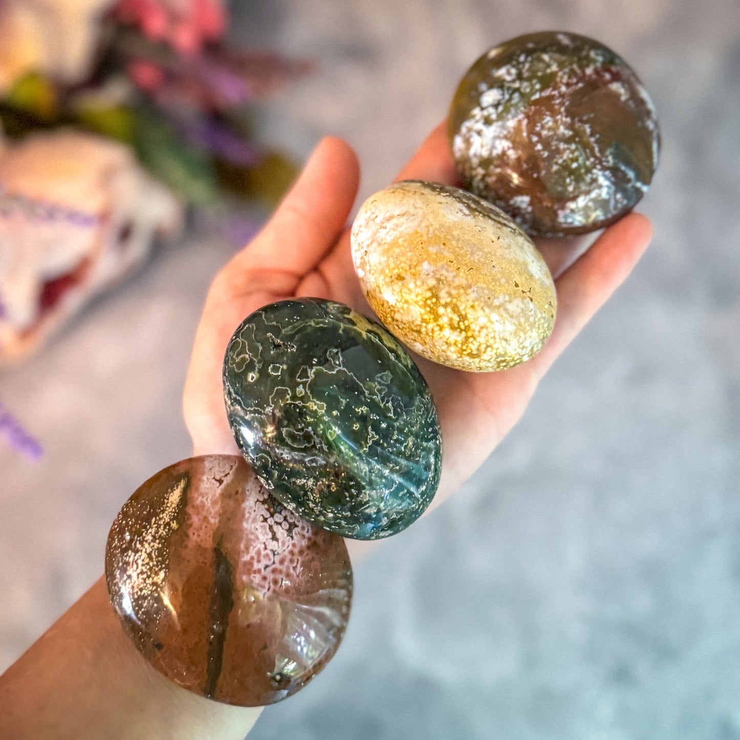 Ocean Jasper Palmstones