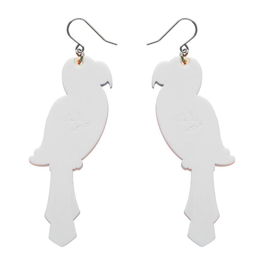 Pancha's Parrots Drop Earrings by Erstwilder Quirks!