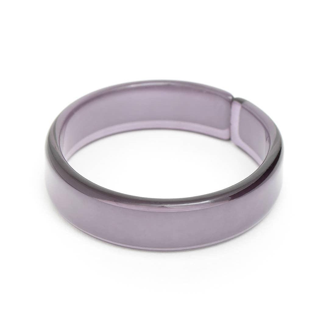 Acrylic Resin Stacking Bangle Bracelet VIOLET