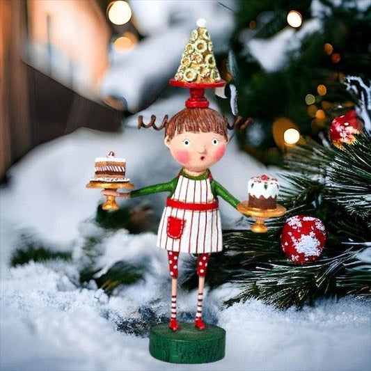 Patty Cake Christmas Figurine by Lori Mitchell Quirks!