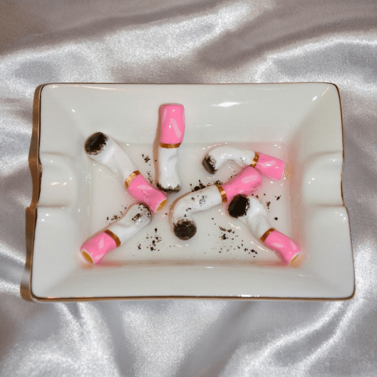 PINK PUFFS ASHTRAY
