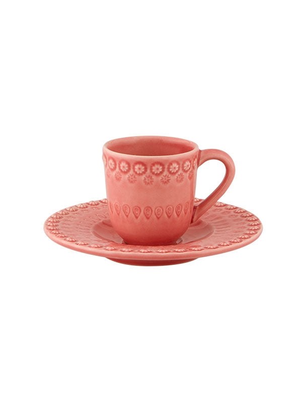 Cup and Saucer pretty in pink
