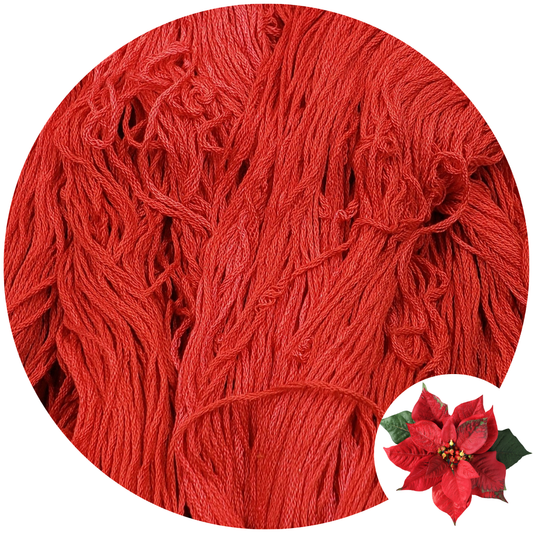 Poinsettia - Flower Silk by StitchyBox (Standard Colorway)