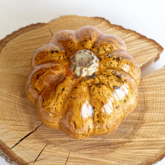 Ceramic Pumpkin - Prodigal Pottery prodigalpottery