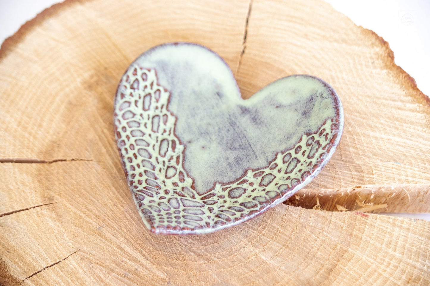 Heart Ring Dish Without Gold - Prodigal Pottery prodigalpottery
