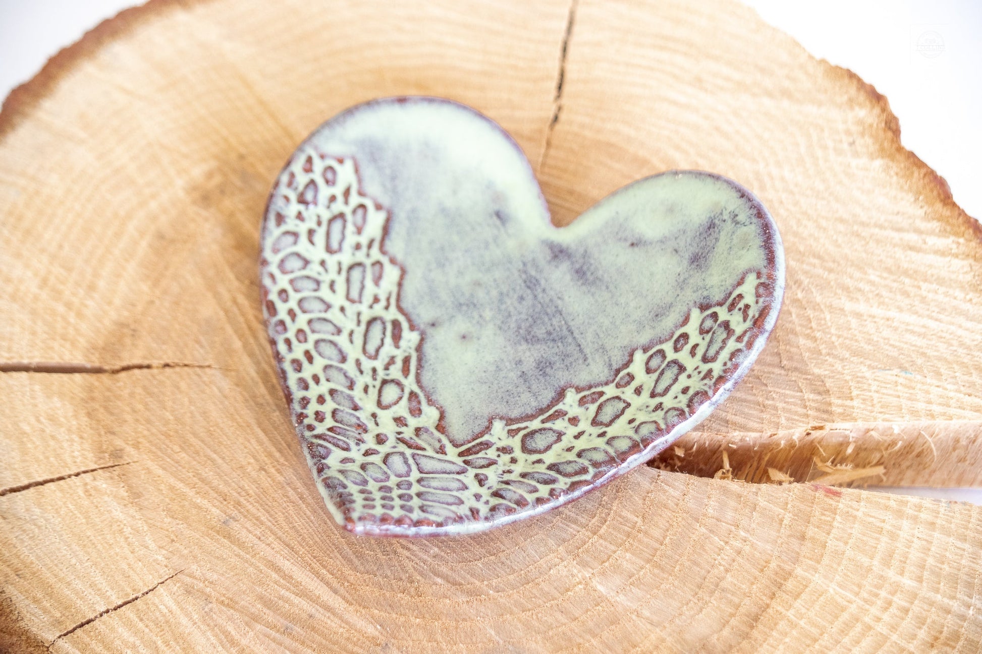 Heart Ring Dish Without Gold - Prodigal Pottery prodigalpottery