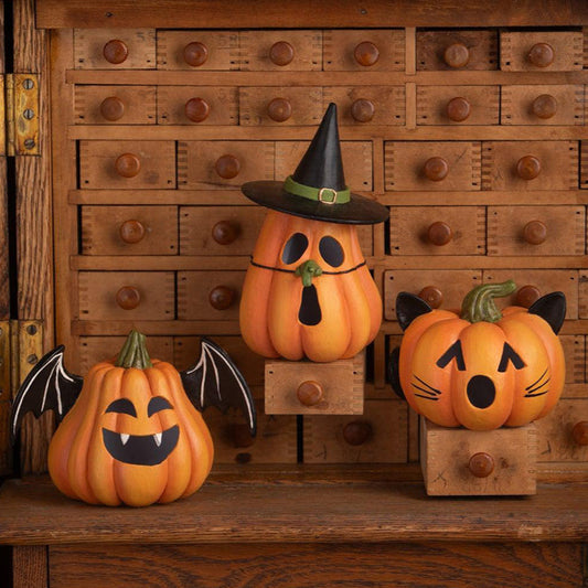 Pumpkin Bat Luminary by Bethany Lowe Designs