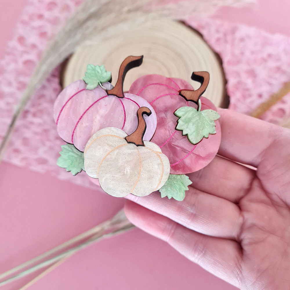 Pumpkin Patch Brooch by Cherryloco Quirks!