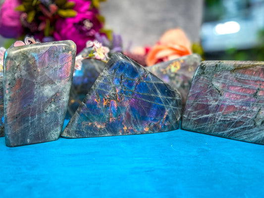 Large Purple Labradorite crystal Freeform, Rainbow Labradorite, White Labradorite