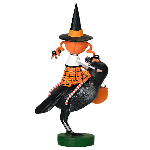Raven's Flight Halloween Figurine by Lori Mitchell *NEW FOR 2025* Quirks!