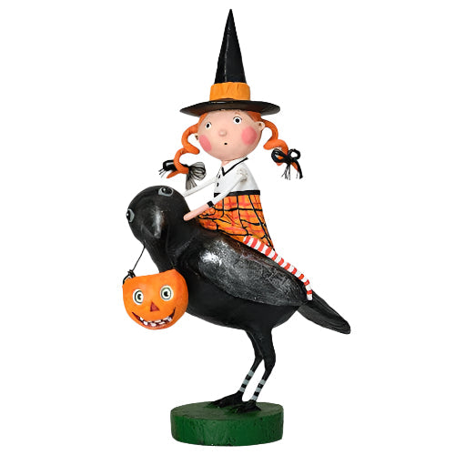 Raven's Flight Halloween Figurine by Lori Mitchell *NEW FOR 2025* Quirks!