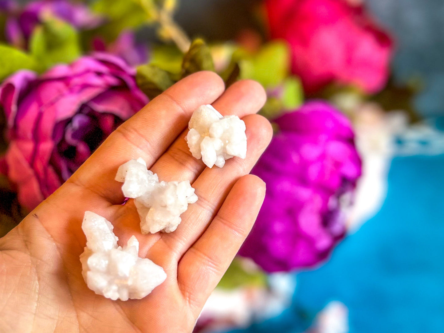 Crystallized Pink Quartz Clusters, RARE Rose Quartz Clusters from Tata Morocco