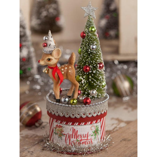 Retro Deer on Box Small by Bethany Lowe Designs Quirks!