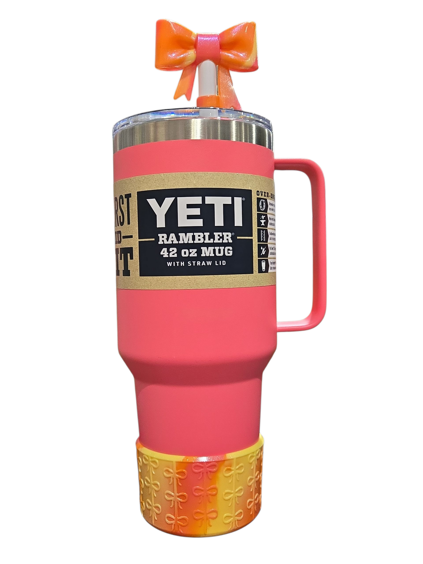 Tropic Like Its Hot Coquette Silicone Tumbler Boot Bumper Sleeve THE SALTY CHIC