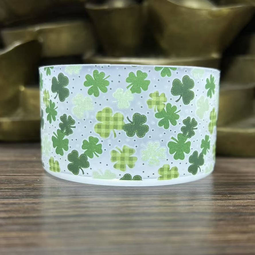 Luck Of The Irish Silicone Boot Bumper Sleeve for Tumblers