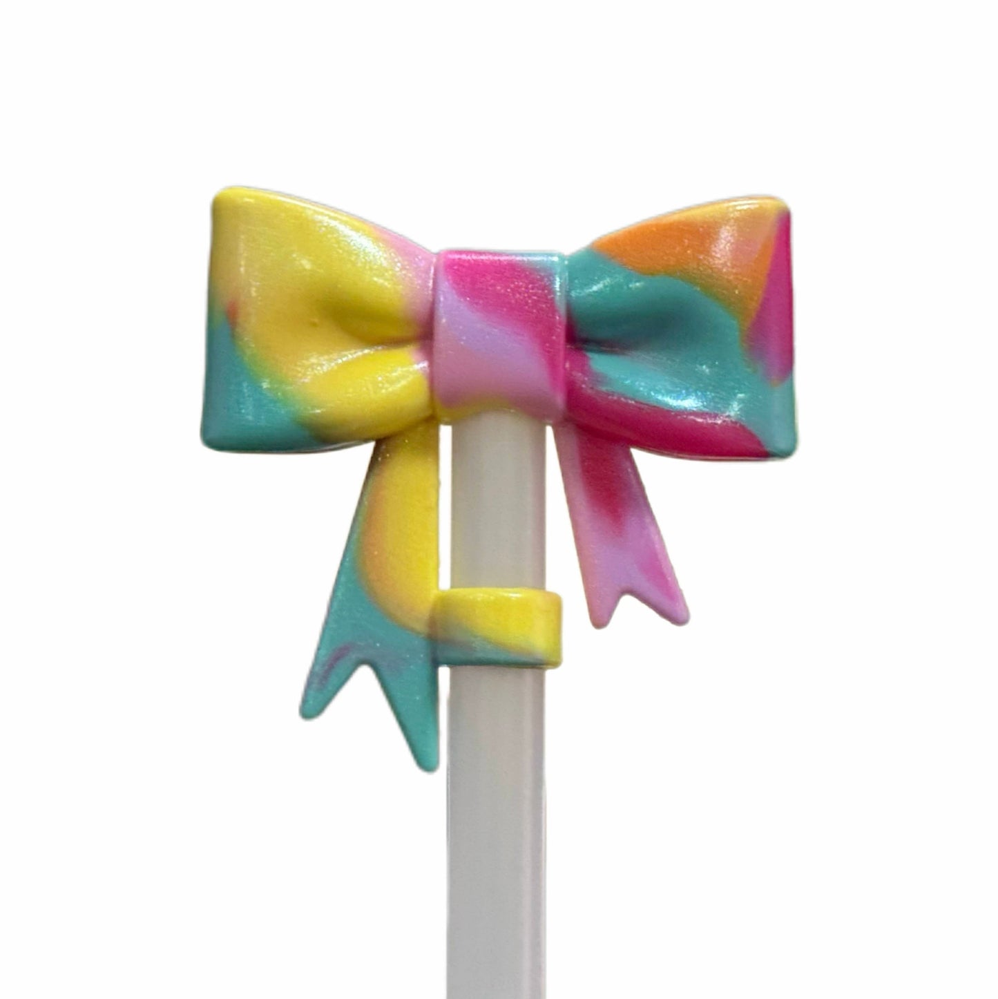 90sColorSwirl 10MM Coquette Strawtopper THE SALTY CHIC