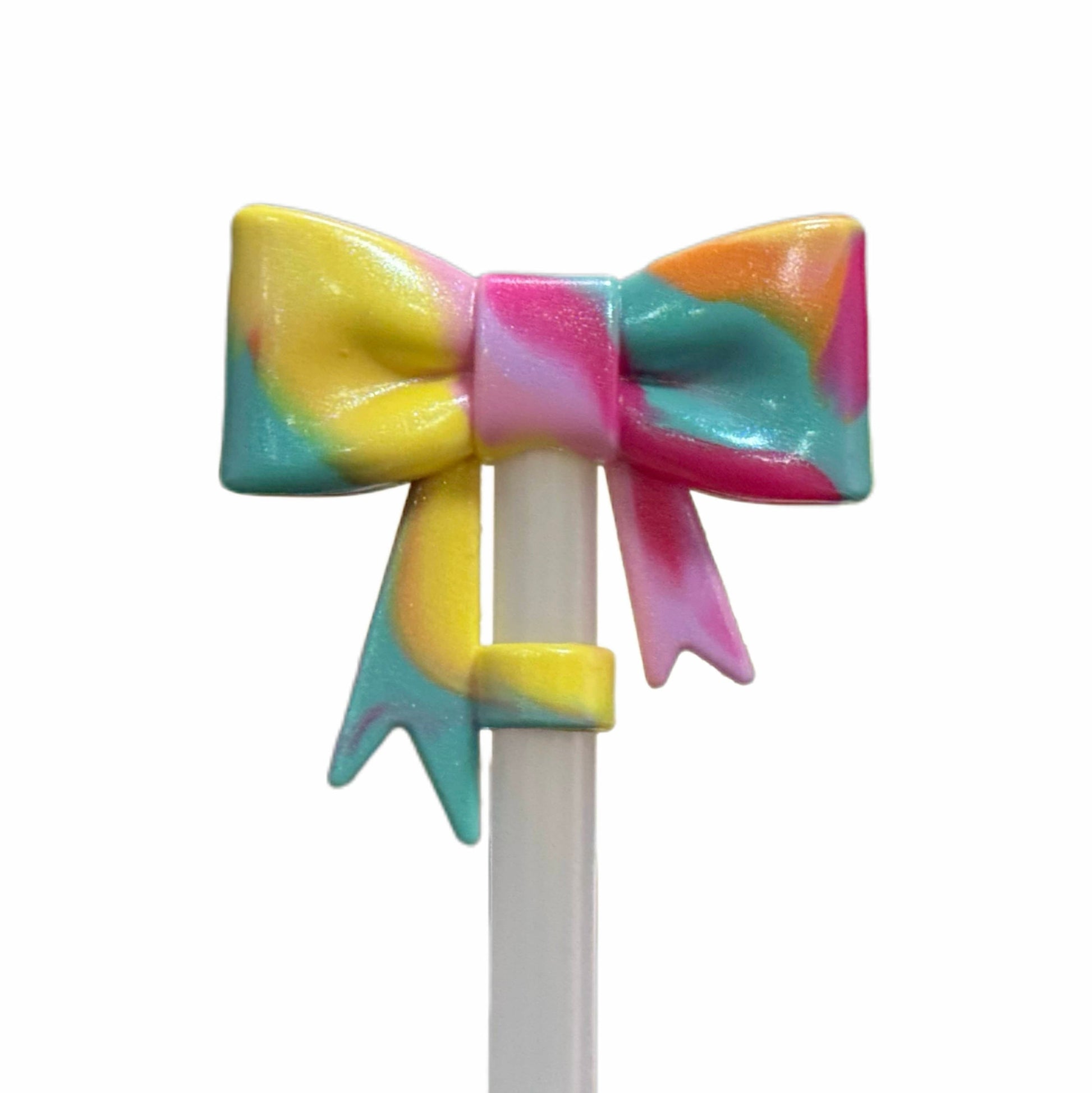 90sColorSwirl 10MM Coquette Strawtopper THE SALTY CHIC