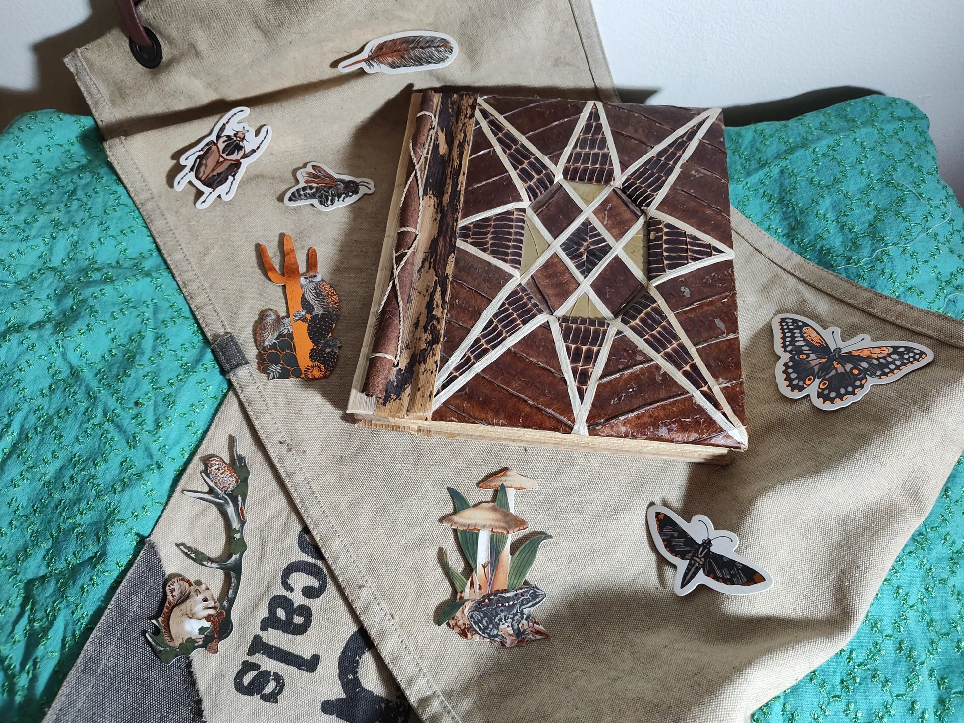 Vintage HANDMADE Funky Traveler Set Creative Freedom Collective